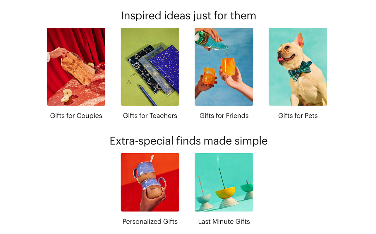 Etsy Launches New Gift Mode